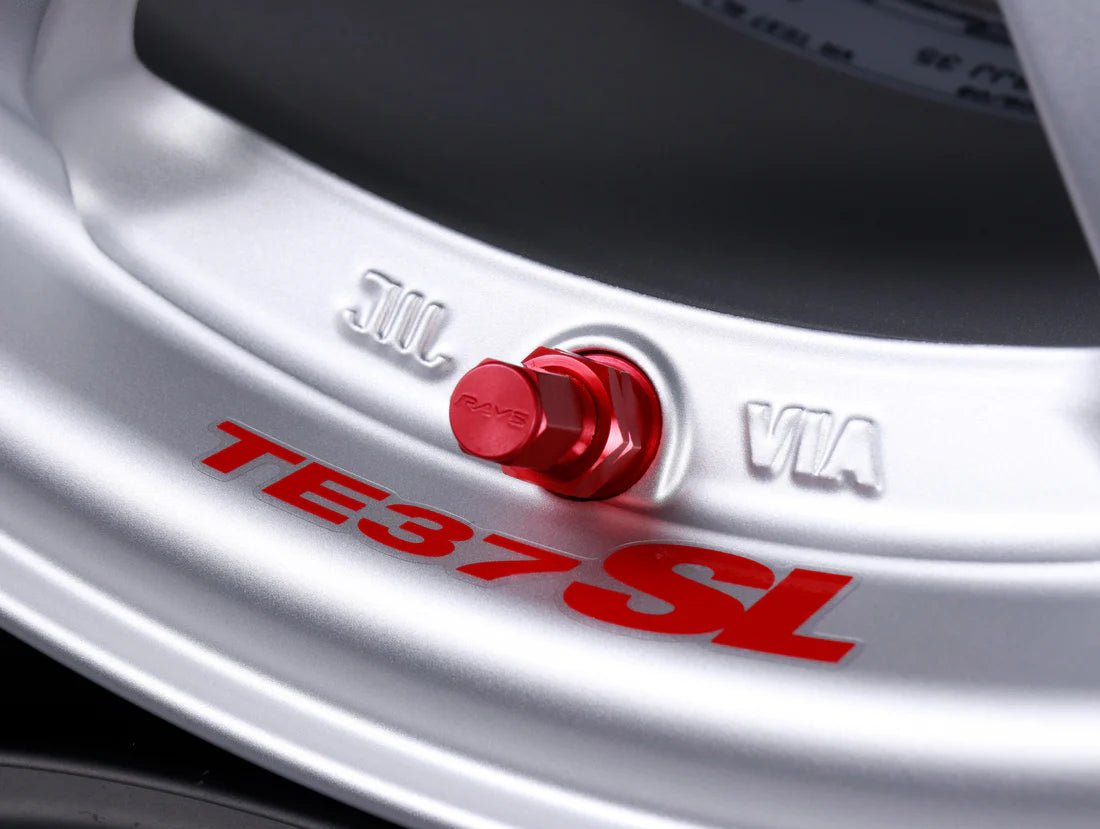 Rays TE37SL Titanium Silver [Universal] - JDMuscleWheelsWVDAE18EPT18X115x114.3'+18mm