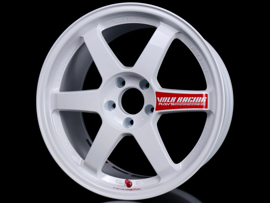 Rays TE37SL White [Universal] - JDMuscleWheelsWVD421WPW19X9.55x120'+21mm