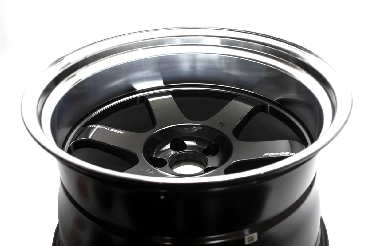 Rays TE37V Mk - Ii Diamond Black / Rim Fdmc [Universal] - JDMuscleWheelsWVDVY-25DBF18X105x100' - 25mm