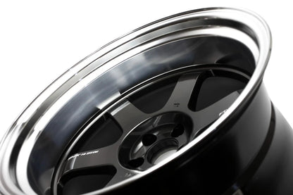Rays TE37V Mk - Ii Diamond Black / Rim Fdmc [Universal] - JDMuscleWheelsWVDVY-25DBF18X105x100' - 25mm