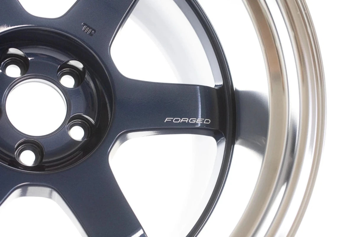 Rays TE37V Mk - Ii Mag Blue / Dc [Universal] - JDMuscleWheelsWVDVAE-30DDF18X115x100' - 30mm