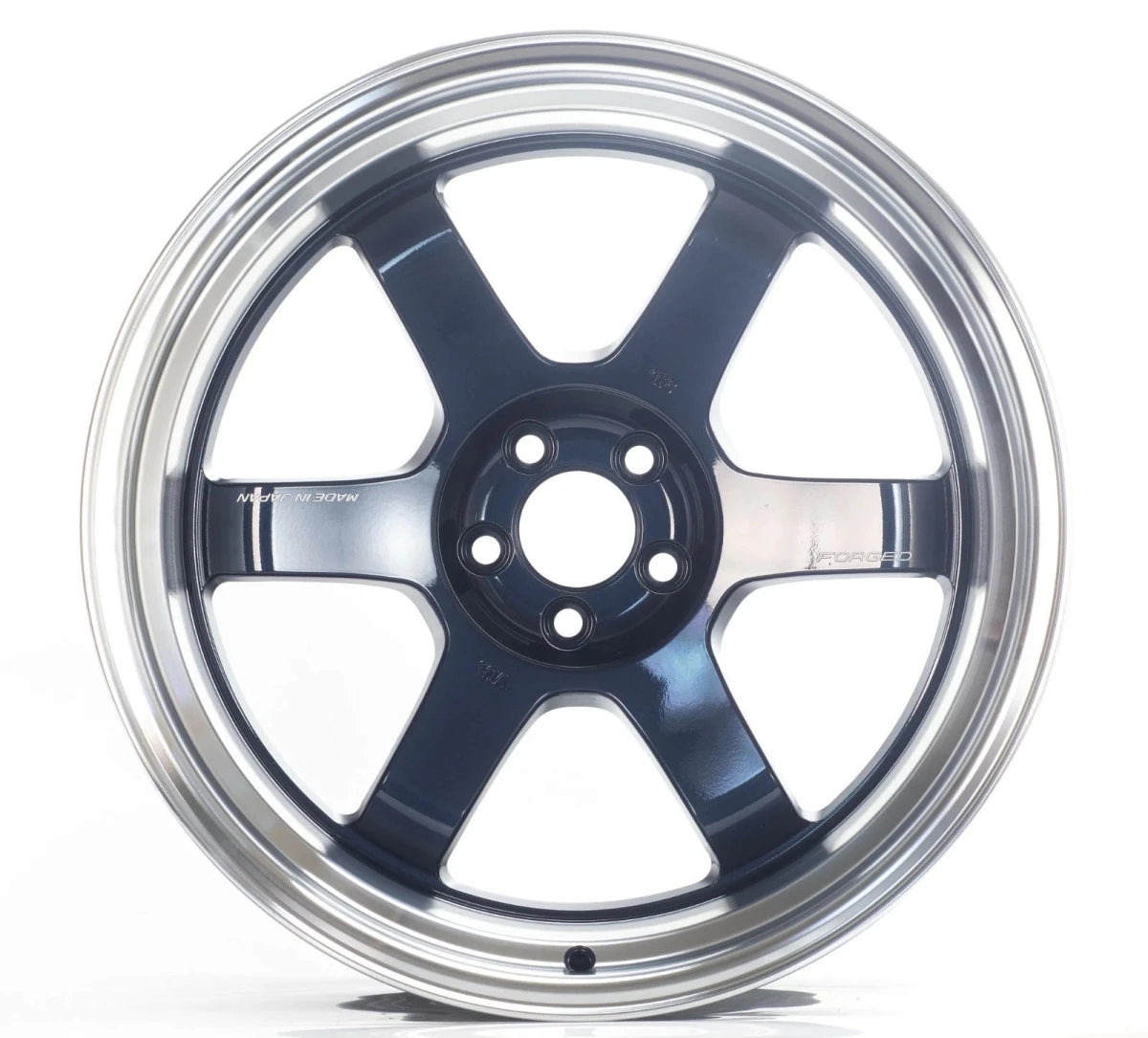 Rays TE37V Mk - Ii Mag Blue / Dc [Universal] - JDMuscleWheelsWVDVAE-30DDF18X115x100' - 30mm