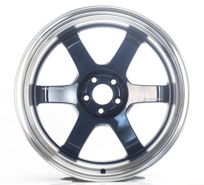 Rays TE37V Mk - Ii Mag Blue / Dc [Universal] - JDMuscleWheelsWVDVAE-30DDF18X115x100' - 30mm