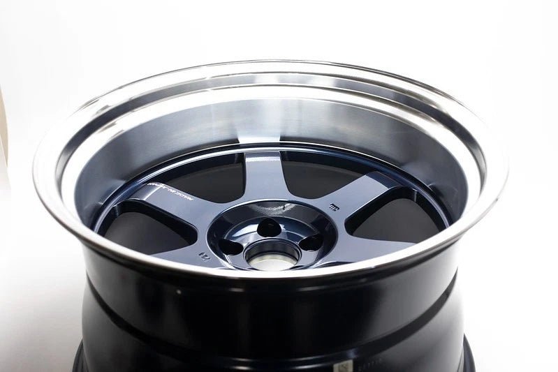 Rays TE37V Mk - Ii Mag Blue / Dc [Universal] - JDMuscleWheelsWVDVY-25DDF18X105x100' - 25mm