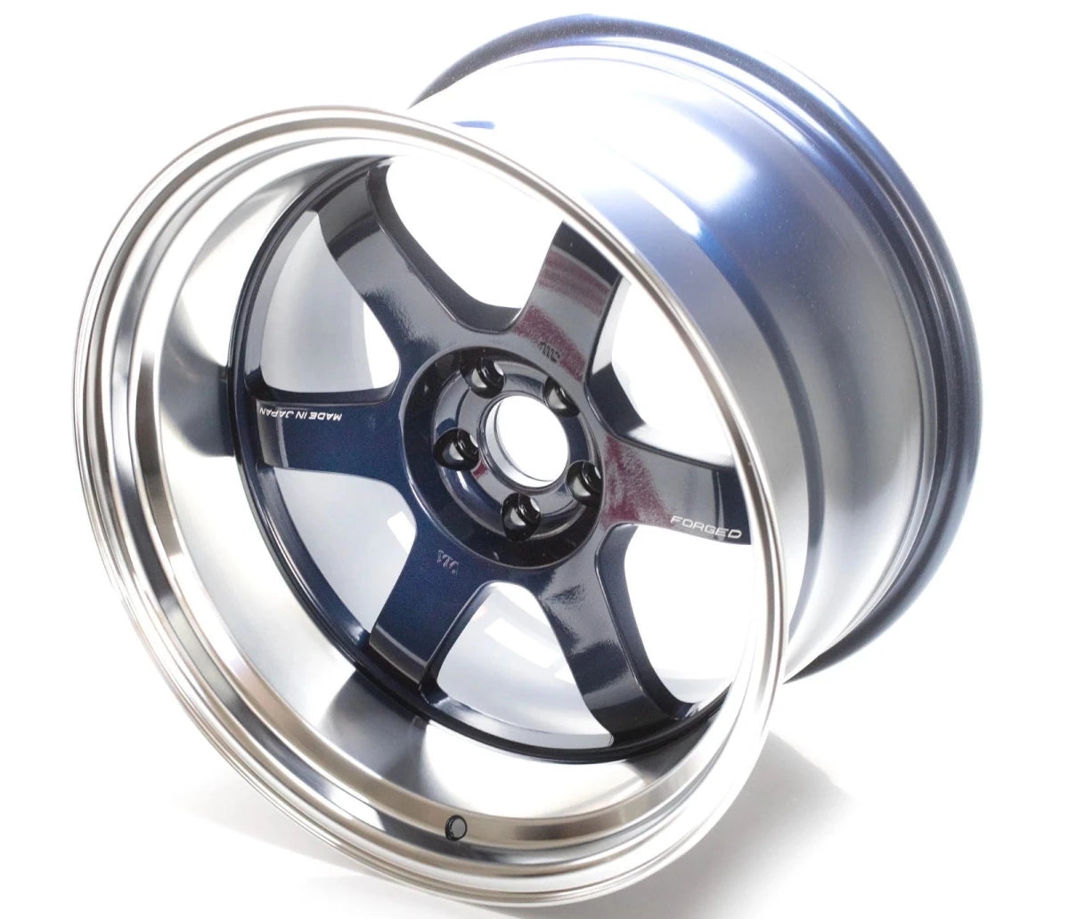 Rays TE37V Mk - Ii Mag Blue [Universal] - JDMuscleWheelsWVDVX15ED18X9.55x114.3'+15mm