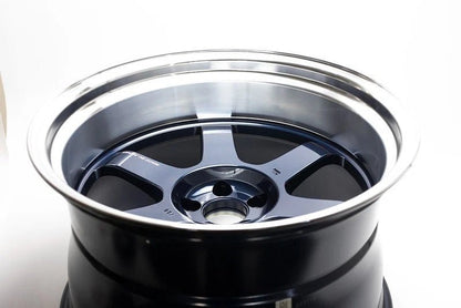 Rays TE37V Mk - Ii Mag Blue [Universal] - JDMuscleWheelsWVDVX15ED18X9.55x114.3'+15mm