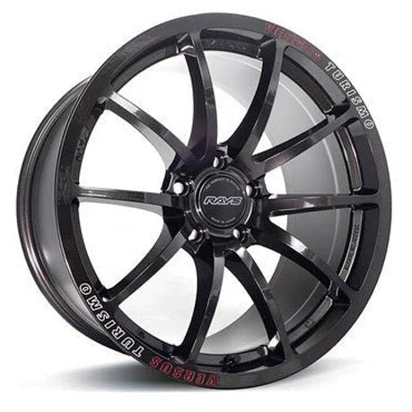 Rays Versus VT125S Super Dark Gunmetal/Mc/Rap [Universal] - JDMuscleWheelsWT1X38DA8J18X9.55x100'+38mm