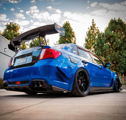 AeroflowDynamics 2011-2014  WRX/STI Rear Bumper Canards - Sedan Only V1