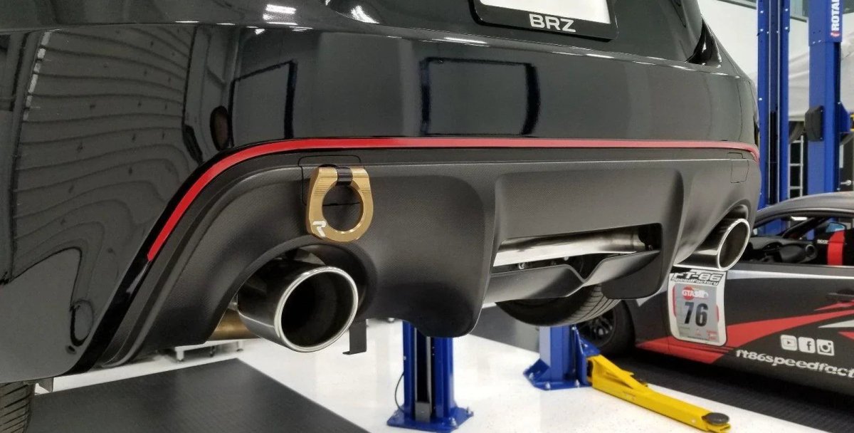 Rear Bumper STI Style Pinstripe - 2013 - 2020 Scion FR - S / Subaru BRZ / Toyota 86 - JDMusclePinstripesSF13BRZSTIRB-BLBlue