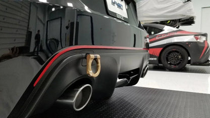 Rear Bumper STI Style Pinstripe - 2013 - 2020 Scion FR - S / Subaru BRZ / Toyota 86 - JDMusclePinstripesSF13BRZSTIRB-BLBlue