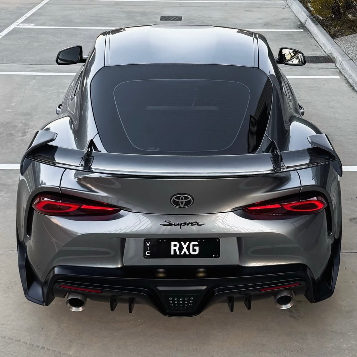 Rear Diffuser Fins for GR Supra (A90/91) - JDMuscleOEMPD-A90-RDF