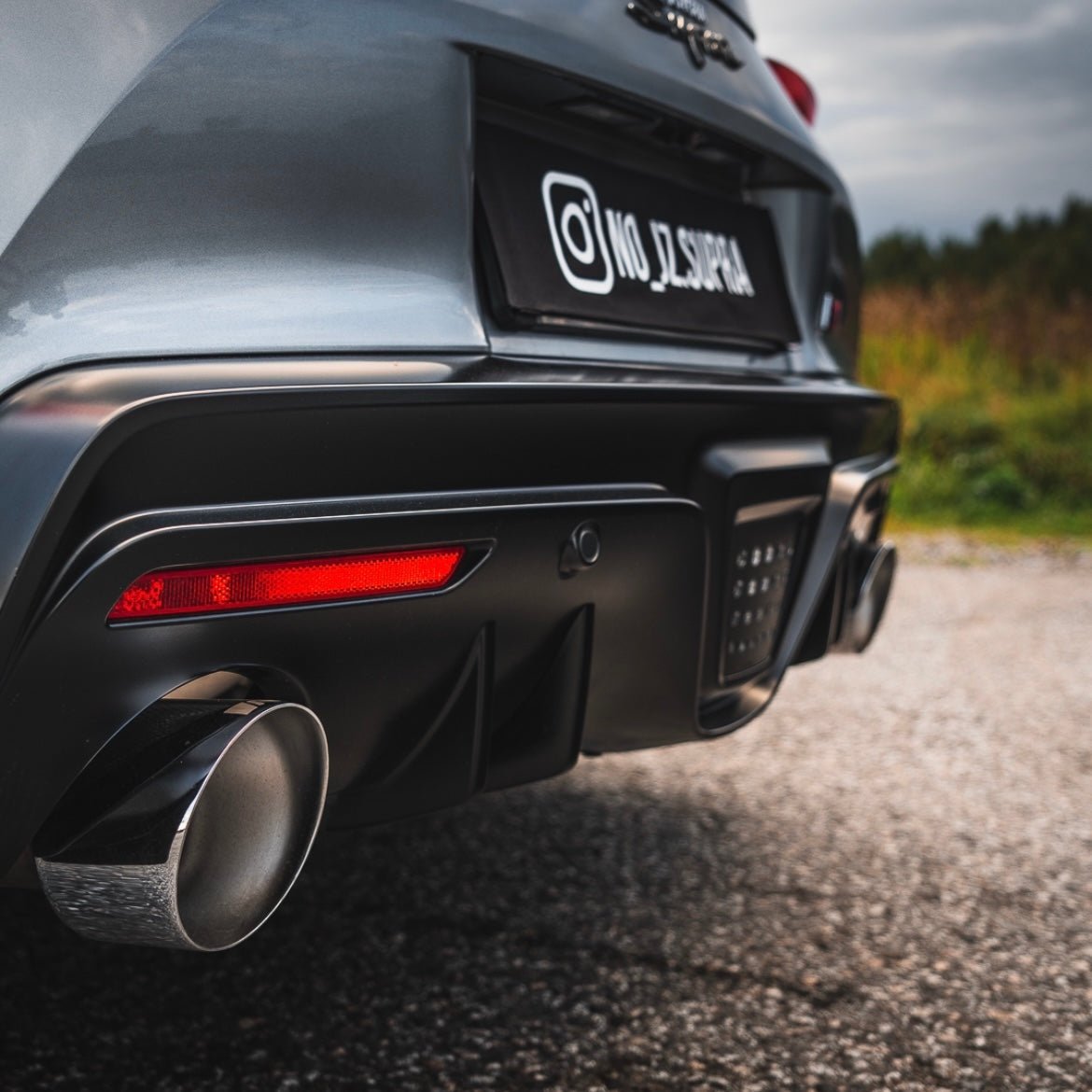 Rear Diffuser Fins for GR Supra (A90/91) - JDMuscleOEMPD-A90-RDF