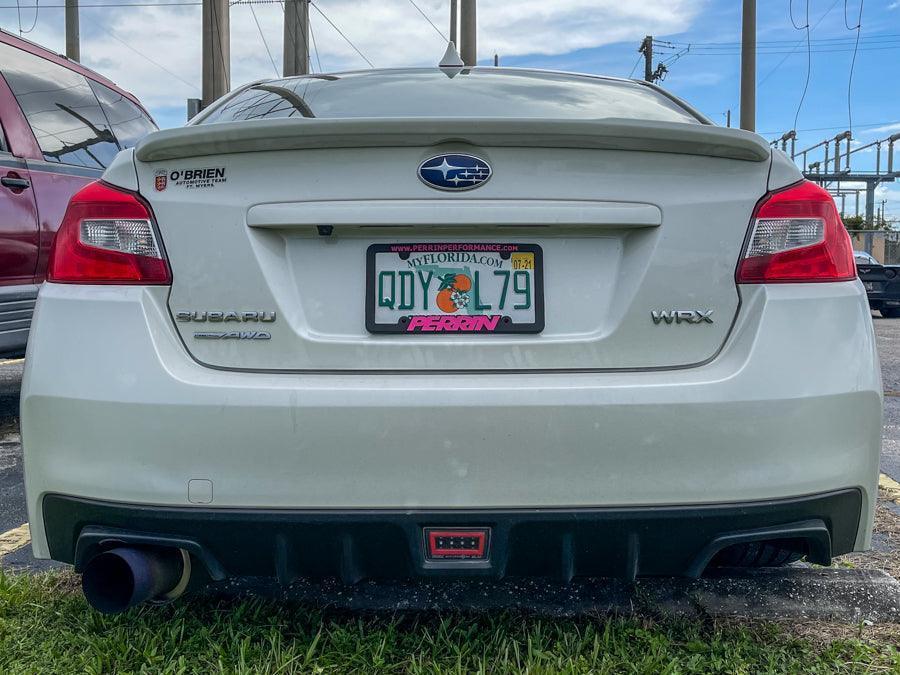 Red Facelift 1.5 Tail Light Overlays - 2015 - 2021 Subaru WRX / STI - JDMuscleTaillights15WRXFLTL-RD