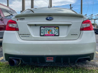 Red Facelift 1.5 Tail Light Overlays - 2015 - 2021 Subaru WRX / STI - JDMuscleTaillights15WRXFLTL-RD