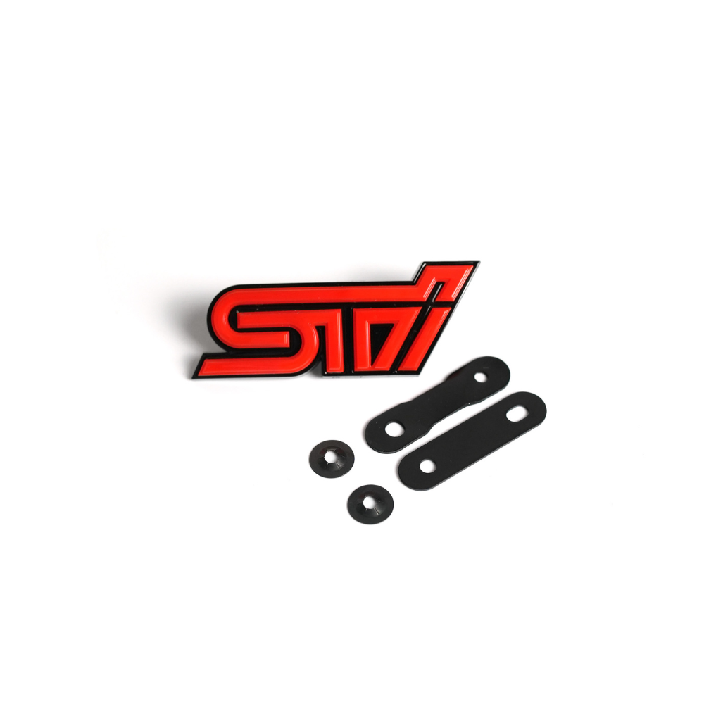 Racing Art STI Grille Emblem w/ Multiple Color Avaialable - Universal