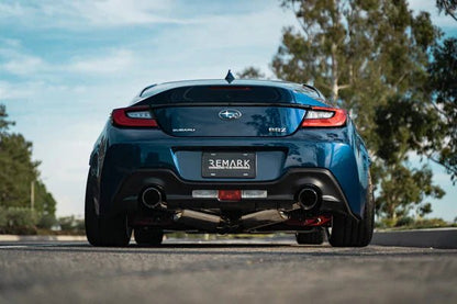 Remark 13 - 22 BRZ/ 13 - 16 FRS / 17 - 21 GT86 / 2022 GR86 Elite - Spec Cat Back Exhaust w/ Burnt Tip | RK - C2063T - 04T - JDMuscleCat Back Exhaust SystemremRK-C2063T-04T