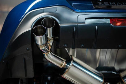 Remark 13 - 22 BRZ/ 13 - 16 FRS / 17 - 21 GT86 / 2022 GR86 Sports Touring Cat Back Exhaust w/ Burnt Stainless Tip | RK - C4063T - 04T - JDMuscleCat Back Exhaust SystemremRK-C4063T-04T
