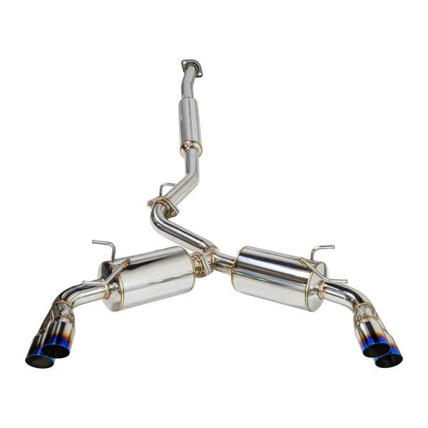 Remark 13 - 22 BRZ/ 13 - 16 FRS / 17 - 21 GT86 / 2022 GR86 Sports Touring Cat Back Exhaust w/ Burnt Stainless Tip | RK - C4063T - 04T - JDMuscleCat Back Exhaust SystemremRK-C4063T-04T