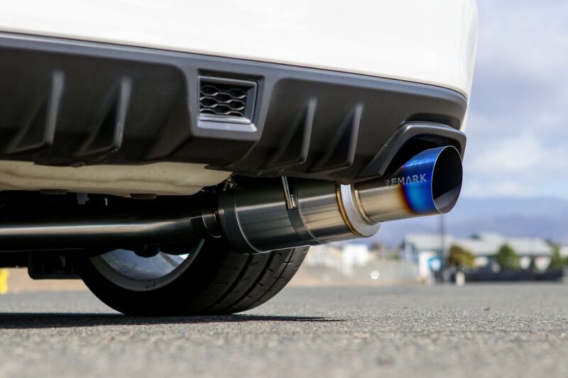 Remark [15-21 WRX STI] R1 Spec Cat-Back Exhaust, Single Exit - Full Titanium - JDMuscleCat Back Exhaust SystemremRK-C1076S-01TF