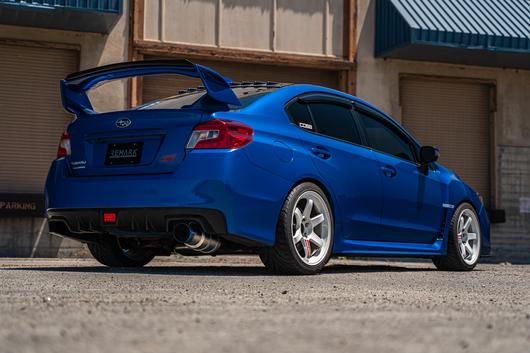 Remark [15-21 WRX/STI] R1-Spec Single-Exit Cat Back Exhaust w/ Stainless Tip - JDMuscleCat Back Exhaust SystemremRK-C1076S-01