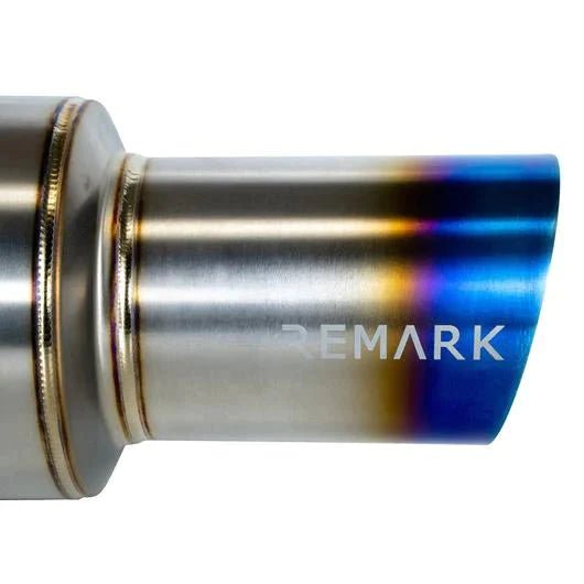 Remark 2022+ GR86/BRZ Burnt Titanium Catback Exhaust System | RK - C1063T - 04T - JDMuscleCat Back Exhaust SystemremRK-C1063T-04T