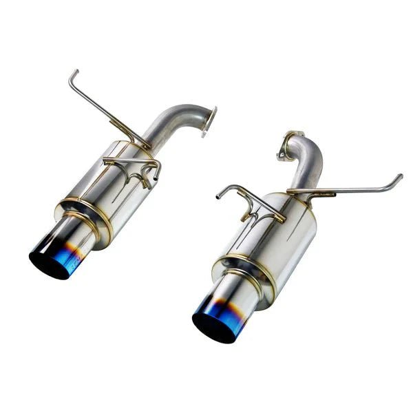 REMARK 2022+ WRX VB Axleback Exhaust - Dual R1 Spec Burnt Stainless - JDMuscleSPKremRO-TTVB-R1D