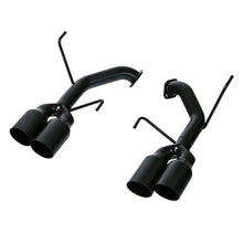 REMARK 2022+ WRX VB Stainless Single Wall Tip | 4in Axle Back Exhaust - Cerakote Black Coating - JDMuscleSPKremRO-TSVB-S4B