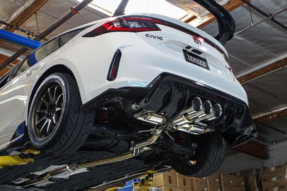 Remark 2023+ Honda Civic Type - R (FL5) Triple Tip Catback Exhaust w/ Triple Tip & Front Pipe - JDMuscleCat Back Exhaust SystemremRK-C3076H-09