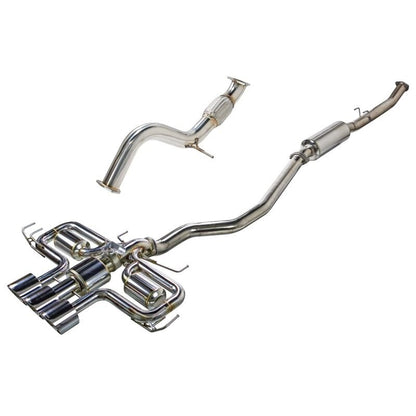 Remark 2023+ Honda Civic Type - R (FL5) Triple Tip Catback Exhaust w/ Triple Tip & Front Pipe - JDMuscleCat Back Exhaust SystemremRK-C3076H-09