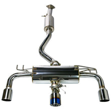 Remark 2023+ Toyota GR Corolla Elite Spec Cat - Back Exhaust w/ Outer Polished & Center Burned TI Tips - JDMuscleSPKremRK-C3076T-05