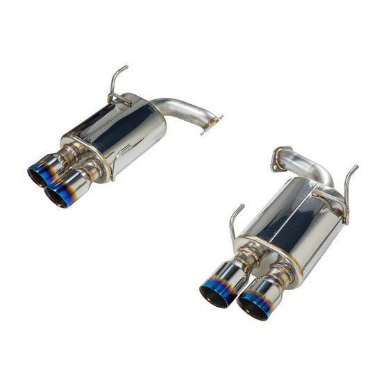 Remark [22 - 26 WRX] Axle Back Exhaust w/Burnt Stainless Steel Dual Wall Tip | RO - TTVB - DM - JDMuscleAxle Back ExhaustsremRO-TTVB-DM
