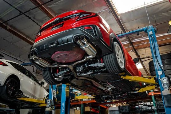 Remark [22 - 26 WRX] Axle Back Exhaust w/Stainless Steel Dual Wall Tip | RO - TSVB - DM - JDMuscleAxle Back ExhaustsremRO-TSVB-DM