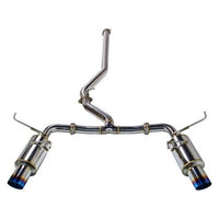 REMARK [22-26 WRX VB] Catback Exhaust - Dual R1 Spec Burnt Stainless - Non-Resonated - JDMuscleCat Back Exhaust SystemremRK-C2076S-03T