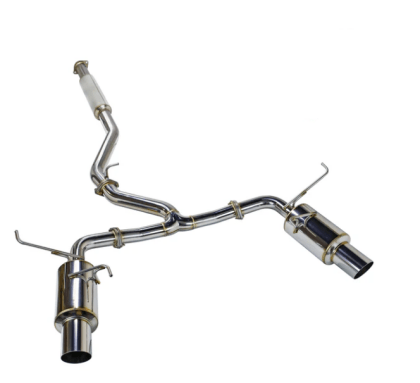 REMARK [22-26 WRX VB] Catback Exhaust - Dual R1 Spec Stainless - Resonated - JDMuscleCat Back Exhaust SystemremRK-C2076S-03C