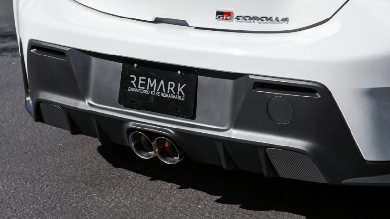 Remark [23+ GR Corolla] Carbon Fiber Outer Exhaust Block Off Plates | RMK - 05 - EC01T - 02 - JDMuscleBlock Off PlatesremRMK-05-EC01T-02