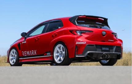 REMARK [23+ GR Corolla] Elite Spec Center Exit Catback Exhaust w/ Burnt Dual Tips, Non - Resonated | RK - C2076T - 05T - JDMuscleCat Back Exhaust SystemremRK-C2076T-05T
