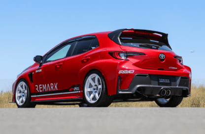 REMARK [23+ GR Corolla] Elite Spec Center Exit Catback Exhaust w/ Burnt Dual Tips, Resonated | RK - C2076T - 05TC - JDMuscleCat Back Exhaust SystemremRK-C2076T-05TC