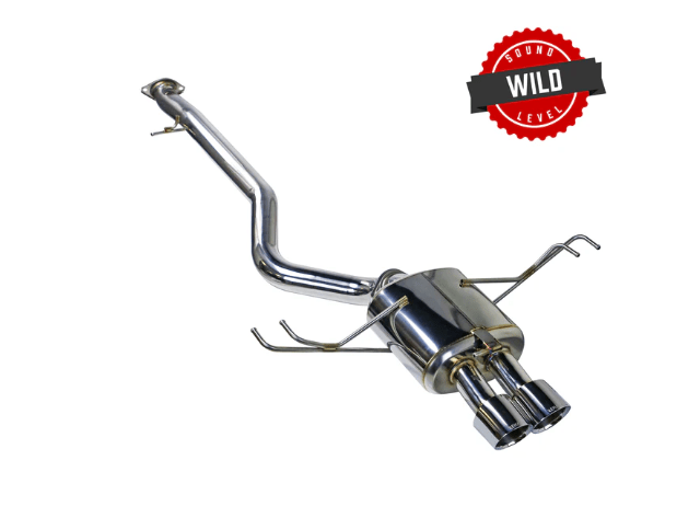 REMARK [23+ GR Corolla] Elite Spec Center Exit Catback Exhaust w/ Stainless Steel Dual Tips, Non - Resonated | RK - C2076T - 05 - JDMuscleCat Back Exhaust SystemremRK-C2076T-05