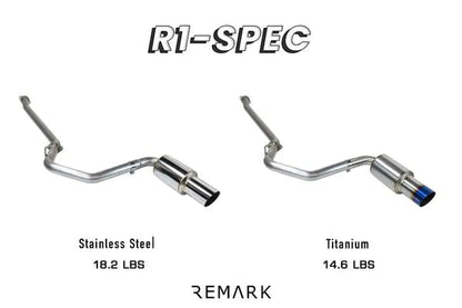 Remark 2022+ GR86/BRZ Burnt Titanium Catback Exhaust System | RK-C1063T-04T