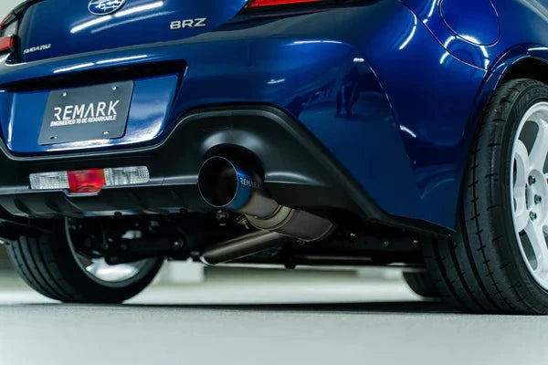 Remark 2022+ GR86/BRZ Burnt Titanium Catback Exhaust System | RK-C1063T-04T