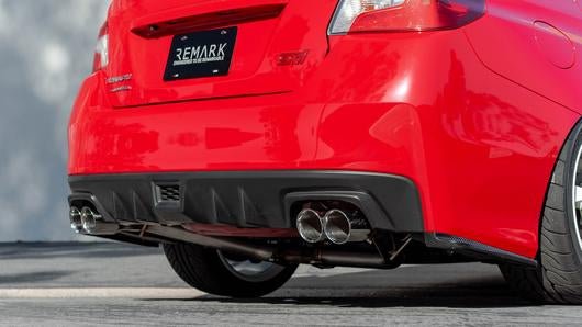 Remark 15-21 Subaru WRX/STI SPT Style Axle Back w/ Double Wall Polished Tips | RO-TSSP-D