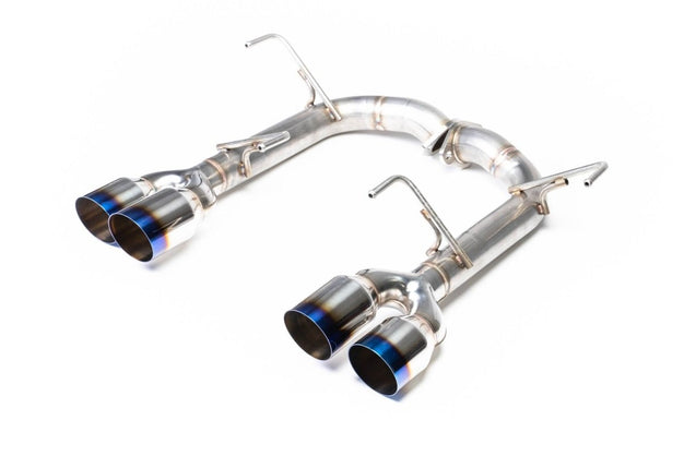 Remark 15-21 WRX/STI Cat Back Exhaust Titanium Stainless Single Wall Tip w/Resonated Mid Pipe