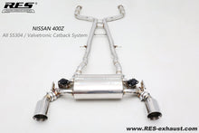 RES 23+ Nissan Z Valvetronic Catback Exhaust - JDMuscleCat Back Exhaust SystemRES.Z23.1304 Stainless Steel1:Burnt Double Wall
