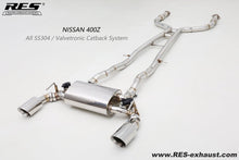 RES 23+ Nissan Z Valvetronic Catback Exhaust - JDMuscleCat Back Exhaust SystemRES.Z23.1304 Stainless Steel1:Burnt Double Wall