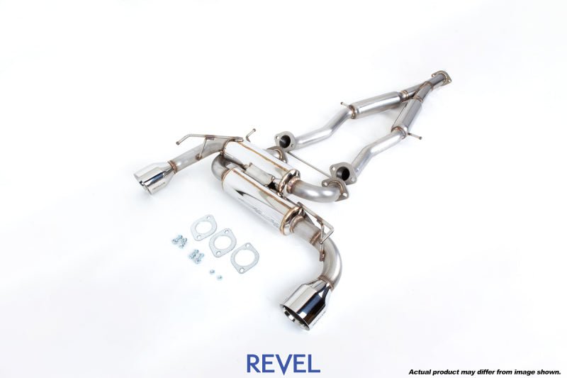 Revel [09-12 370Z] Medallion Touring-S Cat-Back Exhaust with Dual Mufflers - Polished Finish - JDMuscleCat Back Exhaust SystemrvlT70150R