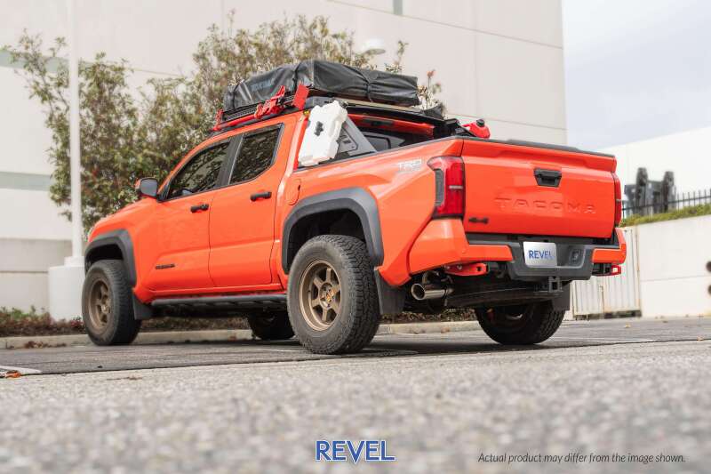 Revel Medallion 24+ Toyota Tacoma SR5 / TRD Offroad Trail Hart 3in Catback Exhaust System - 4in Tip - JDMuscleSPKrvlT76007R