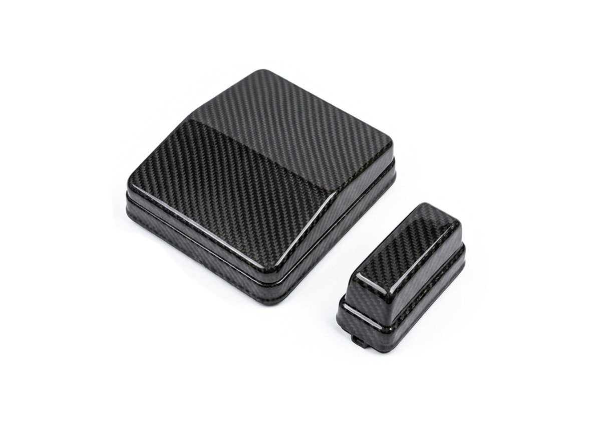 Rexpeed [08-15 Mitsubishi Evo X] Carbon Fuse Box Covers - JDMuscleFuse Box CoversR167