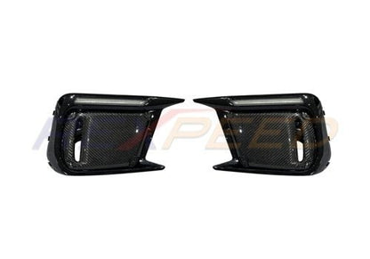 Rexpeed 18 - 21 VA WRX/STI Carbon Fiber Fog Light Covers | DRL version | G58D - JDMuscleFog LightsrexG58D