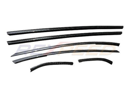 Rexpeed 2020+ Supar GR Dry Carbon Door / Window Moulding Cover | 6pcs | TS109 - JDMuscleExterior GarnishesTS109