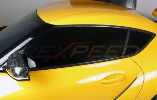 Rexpeed 2020+ Supar GR Dry Carbon Door / Window Moulding Cover | 6pcs | TS109 - JDMuscleExterior GarnishesTS109